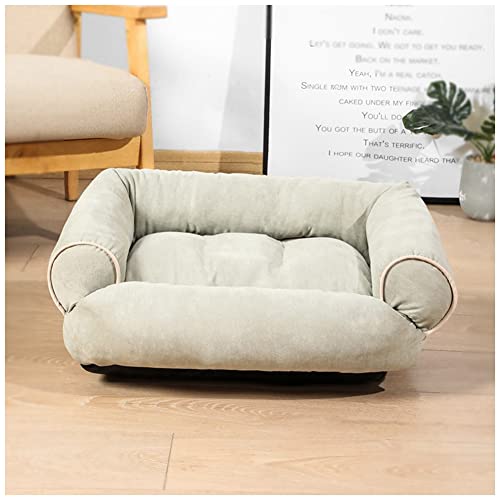 MISSMAO Hundebett Ergonomisches Hundesofa - Superweich Welpenbett Katzenbett für Drinnen und Draußen, Haustierbett für Kleine und Mittlere Hunde und Katzen,Grün1,3XL(105x65x24cm) von MISSMAO