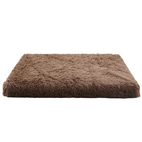 MISSMAO Hundebett für Kleine, Mittelgroße und Große Hunde - Hundekissen flauschig Hundematte waschbar Hundesofa mit Rutschfester Unterseite,Khaki,XXL(120x80x10cm) von MISSMAO