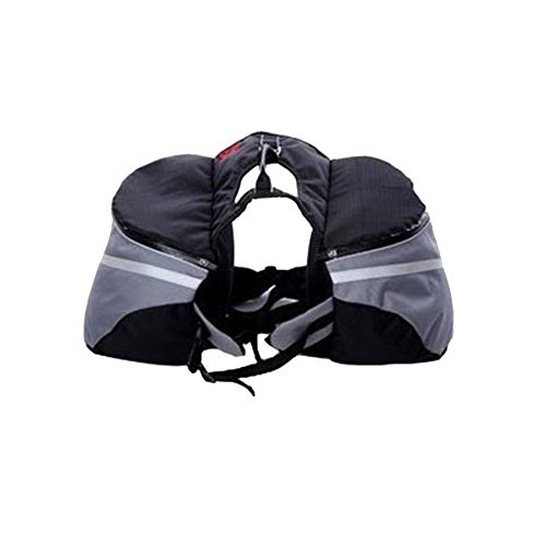 MISSMAO Hunderucksack Schultertasche Satteltasche für Hunde größenverstellbare Haustiertasche Hund Zubehör für Wandern Hellgrau XL MISSMAO Hunderucksack Schultertasche Satteltasche für Hunde größenverstellbare Haustiertasche Hund Zubehör für Wandern Hellgrau XL von MISSMAO