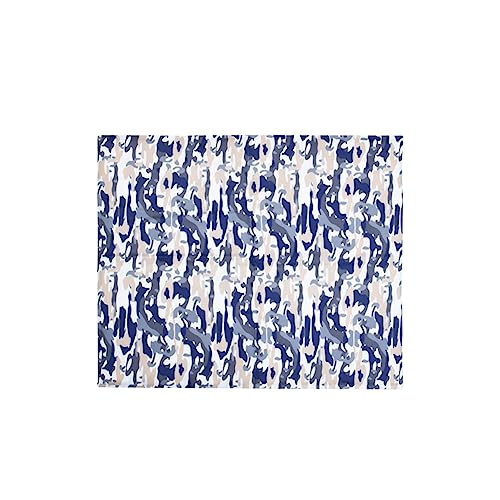 MISSMAO Kühlmatte Hunde Katzen Selbstkühlend Ungiftige Gelauflagen Welpe Katzenbett Kühlpad Betten Kühlmatratze im Sommer,Camo,S (40x30cm) von MISSMAO