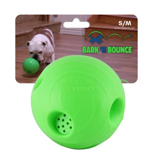 MISTIC COOL Bark N Bounce – Der interaktive Hundespielzeugball, der springt und lacht und die natürlichen Instinkte Ihres Hundes fördert, Größe S/M 9,5 cm, Hunde ab 13,6 kg von MISTIC COOL