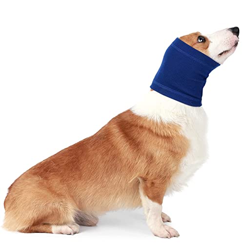 Hunde-Hals- und Ohrenwärmer, Winter-Ohrenschützer, Lärm zum Schutz, Ohrenwärmer für Hunde, Plüsch, Hals- und Ohrenwärmer von MISUVRSE