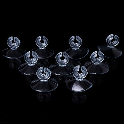 MISUVRSE 10PCS Aquarium Weiche Kunststoff Saugnapf Sucker Clip Aquarium Saugnäpfe Für Heizung von MISUVRSE