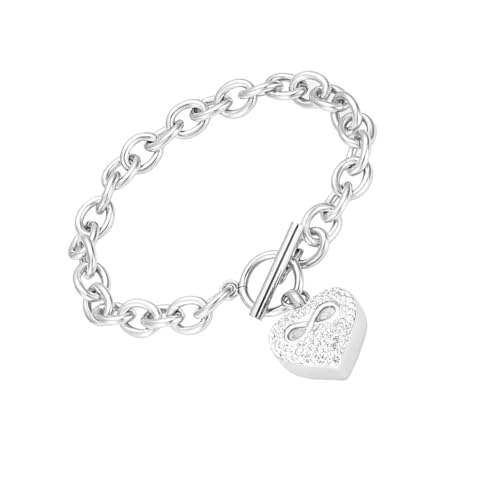 MISUVRSE Modische Herz-Urnen-Armbänder, eleganter Pfoten-Druck, Urne, elegant für Asche, einzigartige Gedenkstätten, Asche, Armbänder von MISUVRSE