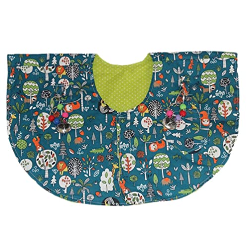 MISUVRSE Parrot Anti-Kratzer Schulter Protector Cape Abdeckung Für Vogel Poops Schal Guard Mit Spielzeug Für Kleine Große Vögel Papagei Anti-Kratzer Schulter Cape von MISUVRSE