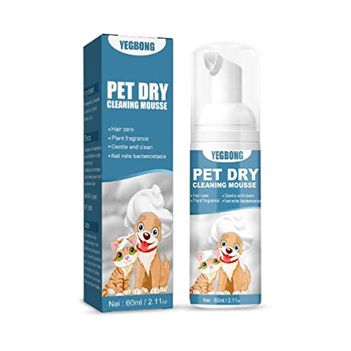 Wasserfreie Katze Shampoo Keine Spülen Hunde Katze Reinigung Mousse Pet Grooming Supplies Für Bathless Reinigung Geruch Eliminatoren Keine Spülen Shampoo Für Haustier Keine Spülen Shampoo Für Hund von MISUVRSE