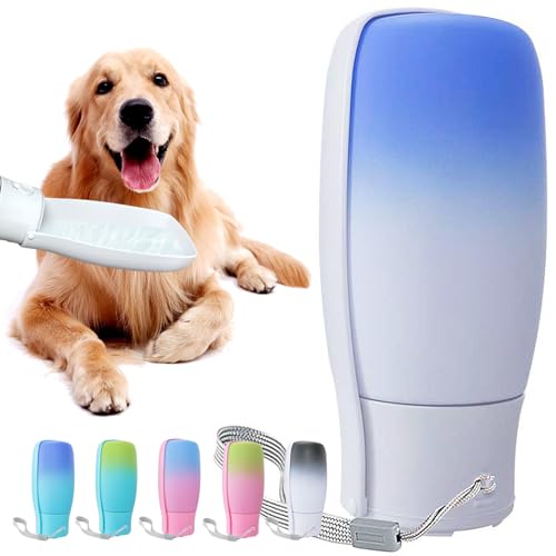MITOCAPY Outdoor-Hunde-Wasserflasche, lebensmittelechter Kunststoff, Reise-Wassernapf-Spender, tragbare Haustier-Wasserflasche, Haustier-Essentials für Hunde, Katzen, Welpen, Spaziergänge, Wandern MITOCAPY Outdoor-Hunde-Wasserflasche, lebensmittelechter Kunststoff, Reise-Wassernapf-Spender, tragbare Haustier-Wasserflasche, Haustier-Essentials für Hunde, Katzen, Welpen, Spaziergänge, Wandern von MITOCAPY