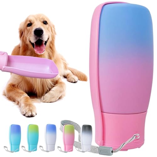 MITOCAPY Tragbare Hunde-Wasserflasche, 540 ml, lebensmittelechtes Material, tragbarer Wassernapf-Spender für kleine, mittelgroße und große Hunde, Haustier-Essentials für Spaziergänge im Freien, Reisen MITOCAPY Tragbare Hunde-Wasserflasche, 540 ml, lebensmittelechtes Material, tragbarer Wassernapf-Spender für kleine, mittelgroße und große Hunde, Haustier-Essentials für Spaziergänge im Freien, Reisen von MITOCAPY
