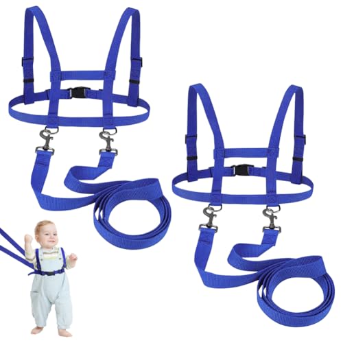 2 Stück Pferdeleine zum Spielen für Kinder, Pferdeleine Spielzeug, Größenverstellbar Verstellbares, Kinderleine zum Spielen für Mädchen Jungen (Blau) von MIUUIPI
