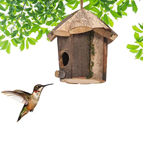 Vogelhaus-Vogelhaus-Vogelhaus-Vogelhaus, für den Außenbereich, einzigartige Hausform, um Vögel anzulocken, um leichter im Vogelhaus zu leben, geeignet für Gartendekoration im Freien von MIVALO