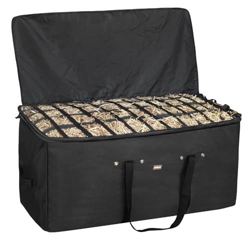 MIYABALA Heuballen-Tasche, 111,8 x 45,7 x 55,9 cm, extra großer Heubeutel mit langsamem Fütterungsdesign für Pferde, Ziegen, Schafe, Esel, Premium-Oxford-Heuballen-Aufbewahrungstasche für Scheune, MIYABALA Heuballen-Tasche, 111,8 x 45,7 x 55,9 cm, extra großer Heubeutel mit langsamem Fütterungsdesign für Pferde, Ziegen, Schafe, Esel, Premium-Oxford-Heuballen-Aufbewahrungstasche für Scheune, von MIYABALA