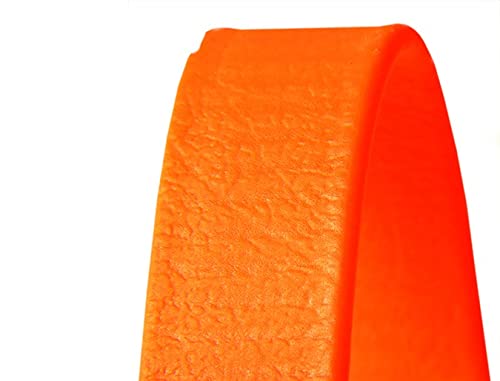 MJH® Beta Biothane Schleppleine mit Handschlaufe 3m lang & 13mm breit (orange) von MJH
