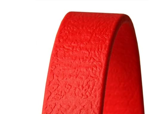 MJH® Beta Biothane Schleppleine mit Handschlaufe 3m lang & 19mm breit (rot) von MJH