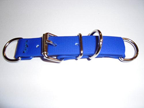 MJH BioThane Halsband Verschluss Adapter verstellbar 25mm breit (Reflex neon gelb) von MJH