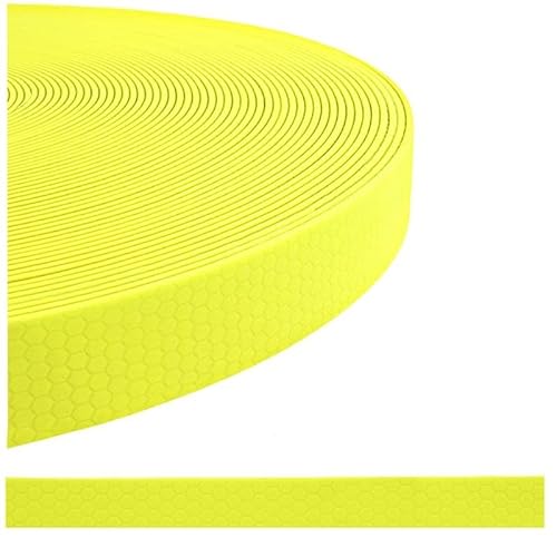 MJH Moxon, Retriever Leine 16mm breit, 3m lang mit Handschlaufe (neon gelb) von MJH