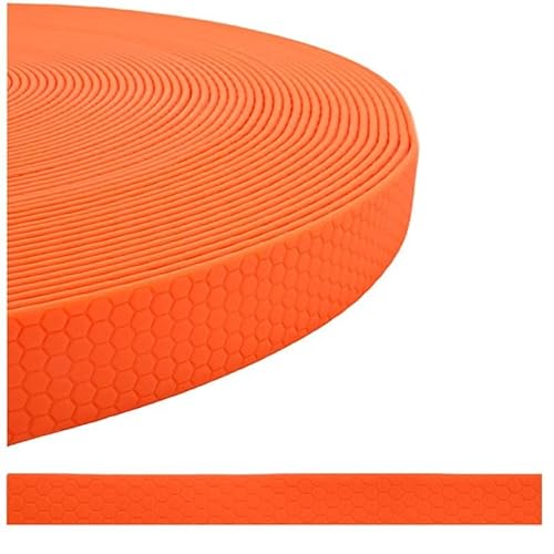 MJH Moxon, Retriever Leine 16mm breit, 3m lang mit Handschlaufe (orange) von MJH