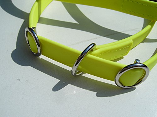 MJH Moxon, Retriever Leine Beta BioThane 16mm breit, 1,50m lang mit Handschlaufe (gelb) von MJH