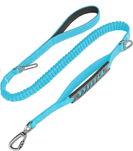 Auto-Sicherheitsgurt für Hunde, verstellbarer Haustier-Reise-Sicherheitsgurt mit sicherem Clip, strapazierfähiges Nylon-Design, Universalgröße für alle Rassen, einfach zu installieren, Blau Auto-Sicherheitsgurt für Hunde, verstellbarer Haustier-Reise-Sicherheitsgurt mit sicherem Clip, strapazierfähiges Nylon-Design, Universalgröße für alle Rassen, einfach zu installieren, Blau von MJLOMJ