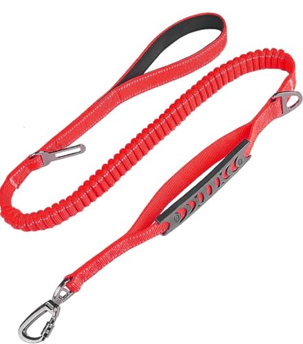 Auto-Sicherheitsgurt für Hunde, verstellbarer Haustier-Reise-Sicherheitsgurt mit sicherem Clip, strapazierfähiges Nylon-Design, Universalgröße für alle Rassen, einfach zu installieren, Rot Auto-Sicherheitsgurt für Hunde, verstellbarer Haustier-Reise-Sicherheitsgurt mit sicherem Clip, strapazierfähiges Nylon-Design, Universalgröße für alle Rassen, einfach zu installieren, Rot von MJLOMJ