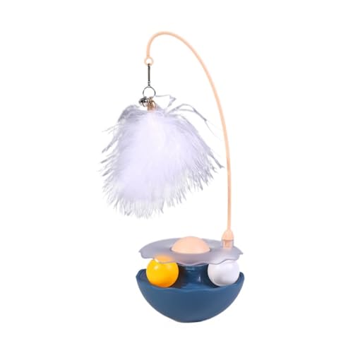Interaktives Katzenspielzeug für Indoor-Katzen – Kätzchen-Spielzeug-Set mit Katzenminze-Ball, Wackel-Teaser-Zauberstab, Selbstspielspaß, drehbares Spielbrett & mehr – ansprechendes Spielzeug für Interaktives Katzenspielzeug für Indoor-Katzen – Kätzchen-Spielzeug-Set mit Katzenminze-Ball, Wackel-Teaser-Zauberstab, Selbstspielspaß, drehbares Spielbrett & mehr – ansprechendes Spielzeug für von MJLOMJ