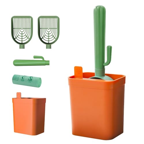MKEMQXBEP 1set Kaktus Katzenstreu Scooper Mit Halter Wurf Sichter Austauschbare Scoop Kopf Mit Lagerung Raum MKEMQXBEP 1set Kaktus Katzenstreu Scooper Mit Halter Wurf Sichter Austauschbare Scoop Kopf Mit Lagerung Raum von MKEMQXBEP