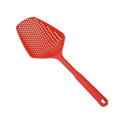 MKEMQXBEP 2PC Große Katzenstreu Schaufel Kunststoff Kitty Katzentoilette Schaufeln Sichter Haustier Reinigung Werkzeug Katze Liefert(Red 2pc) von MKEMQXBEP