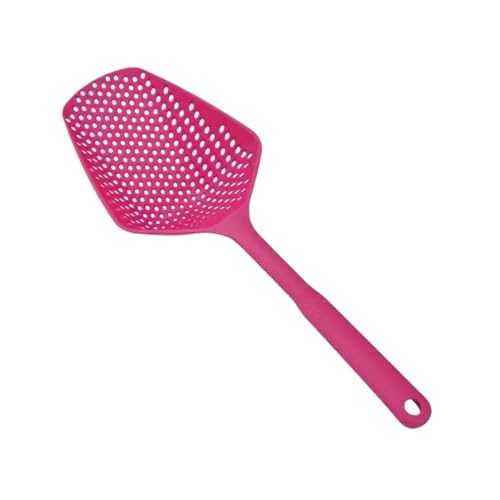 MKEMQXBEP 2PC Große Katzenstreu Schaufel Kunststoff Kitty Katzentoilette Schaufeln Sichter Haustier Reinigung Werkzeug Katze Liefert(Rose red 2pc) von MKEMQXBEP