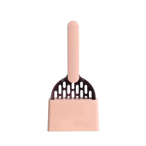 MKEMQXBEP 2SET Katzenstreuschaufel mit Basisreinigung Katzenstreuschaufel Kätzchen Toilettenreinigungswerkzeuge Heimtierbedarf(Coffee PINK 2SET) von MKEMQXBEP