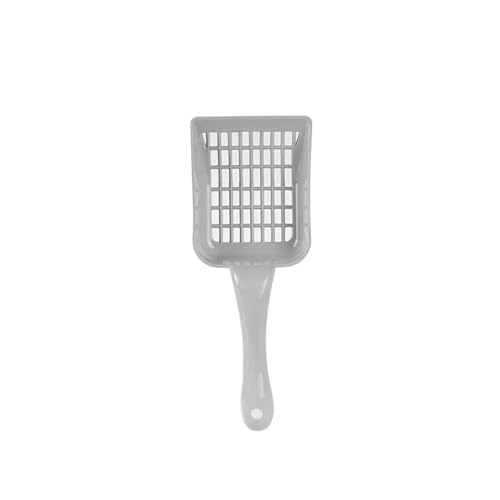 MKEMQXBEP Kätzchen Katzenstreu Box Löffel Pet Sieb Schaufel Katzenstreu Reinigung Werkzeug Mit Griff(Grey 1pc) von MKEMQXBEP