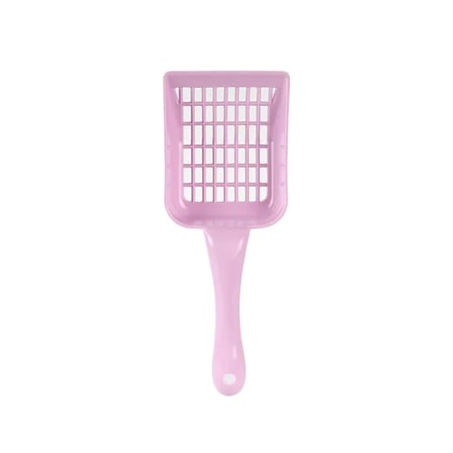 MKEMQXBEP Kätzchen Katzenstreu Box Löffel Pet Sieb Schaufel Katzenstreu Reinigung Werkzeug Mit Griff(Pink 1pc) von MKEMQXBEP
