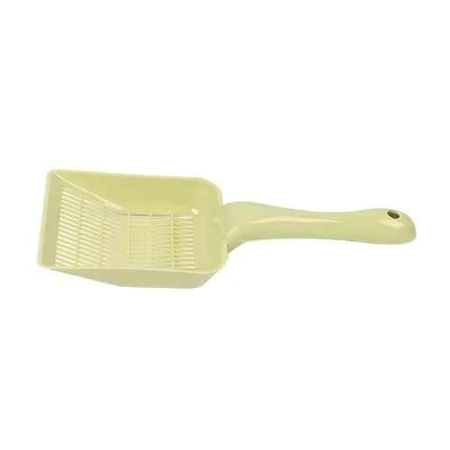 MKEMQXBEP Kätzchen Katzenstreu Box Löffel Pet Sieb Schaufel Katzenstreu Reinigung Werkzeug Mit Griff(Yellow 1pc) von MKEMQXBEP