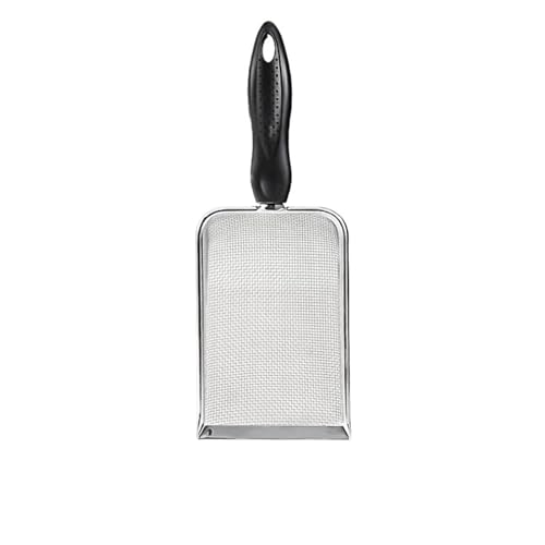 MKEMQXBEP Katzenstreuschaufel, Edelstahlschaufel, Kotreinigung, feinmaschiges Sieb, Katzenstreuschaufel(Mesh2.0x2.0mm 1pc) von MKEMQXBEP