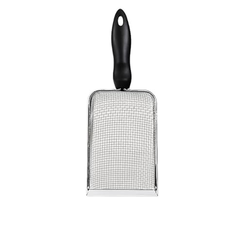 MKEMQXBEP Katzenstreuschaufel, Edelstahlschaufel, Kotreinigung, feinmaschiges Sieb, Katzenstreuschaufel(Mesh2.8x2.8mm 1pc) von MKEMQXBEP