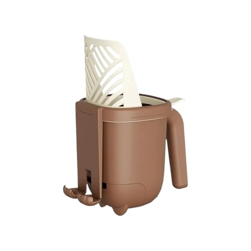 MKEMQXBEP Katzenstreuschaufel mit Aufbewahrungseimer und Sandauslauffunktion, selbstreinigende tragbare Katzentoilette MKEMQXBEP Katzenstreuschaufel mit Aufbewahrungseimer und Sandauslauffunktion, selbstreinigende tragbare Katzentoilette von MKEMQXBEP