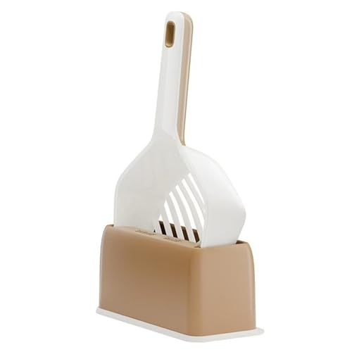 MKEMQXBEP Katzenstreuschaufel mit Halter Pooper Lifter Siebschaufel mit Griff Heimtierbedarf(White 1set) von MKEMQXBEP