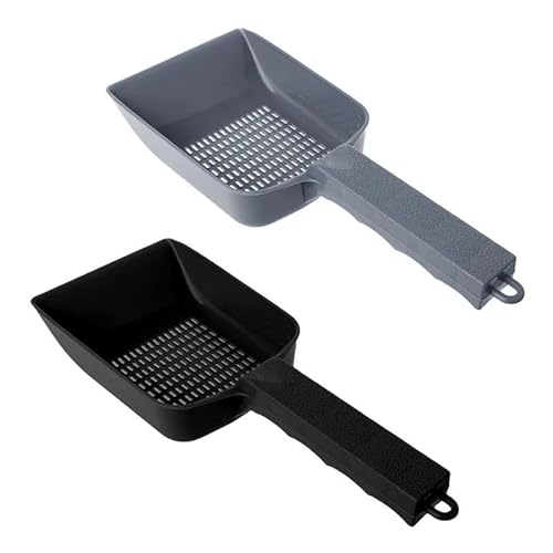 MKEMQXBEP Tragbare Indoor Sand Schaufeln Kunststoff Reinigung Katze Pet Wurf Scoop Schaufel Haustiere Liefert(2pc as Shown) von MKEMQXBEP