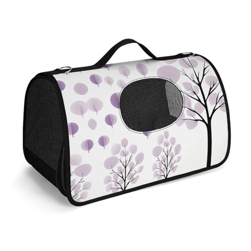 MKLYR Haustier-Tragetasche, Baumdruck-Muster, bedruckte Haustier-Funktions-Handtasche, atmungsaktives Netzgewebe, weiches Kissen, tragbare Haustier-Reisetasche, Tragetasche für Katzen und kleine MKLYR Haustier-Tragetasche, Baumdruck-Muster, bedruckte Haustier-Funktions-Handtasche, atmungsaktives Netzgewebe, weiches Kissen, tragbare Haustier-Reisetasche, Tragetasche für Katzen und kleine von MKLYR