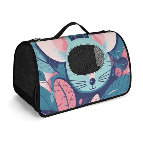 MKLYR Tragetasche für Haustiere, Cartoon-Maus, bedruckt, Haustier-Funktion, atmungsaktives Netzgewebe, weiches Kissen, tragbare Tragetasche für Katzen und kleine Hunde, 45 x 26 x 23,5 cm, Stil 6 MKLYR Tragetasche für Haustiere, Cartoon-Maus, bedruckt, Haustier-Funktion, atmungsaktives Netzgewebe, weiches Kissen, tragbare Tragetasche für Katzen und kleine Hunde, 45 x 26 x 23,5 cm, Stil 6 von MKLYR