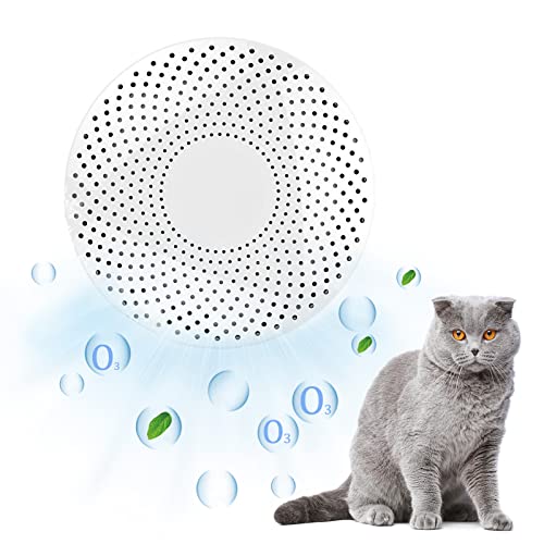 MKNZOME Katzenstreu Deodorizer, Intelligente Geruchseliminator für Katzenklo, 99% Desodorierung, Mini Haustier Geruch Genie Luftreiniger für Katzentoiletten Badezimmer Toilette und kleine Flächen#10 von MKNZOME