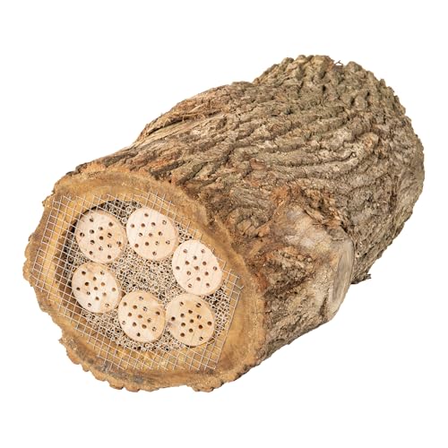 Beidseitig offenes Insektenhotel im Baumstamm MKW - Premium Insektenhaus - Wetterfest mit Netz - für Wildbienen & Marienkäfer - Schutz für viele nützliche Insekten - Nisthilfe & Artenschutz Beidseitig offenes Insektenhotel im Baumstamm MKW - Premium Insektenhaus - Wetterfest mit Netz - für Wildbienen & Marienkäfer - Schutz für viele nützliche Insekten - Nisthilfe & Artenschutz von MKW