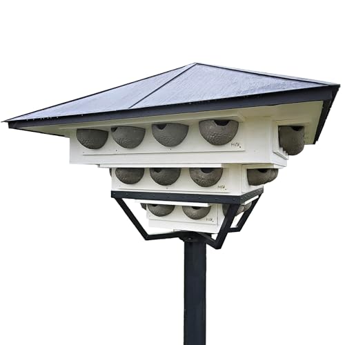 Nistturm für Schwalben vom Typ MKW – Nistkästen aus hochwertigem Stahl – witterungsbeständig – hohe Verarbeitungsqualität von MKW