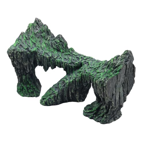 MLWSKERTY Aquarien Harz Schutz Rockerie Dekorative Landschaft Rockery Fishtanks Dekore Landschaftsgestaltung Zubehör Office Tisch Dekore von MLWSKERTY