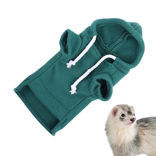 MLqkpwy Frettchen-Sweatshirt, Frettchen-Kleidung, kleine Kleidung, Kapuzen-Sweatshirt, Kapuzen-Sweatshirt mit Kordelzug, warm und bequem, für Katzen und Frettchen MLqkpwy Frettchen-Sweatshirt, Frettchen-Kleidung, kleine Kleidung, Kapuzen-Sweatshirt, Kapuzen-Sweatshirt mit Kordelzug, warm und bequem, für Katzen und Frettchen von MLqkpwy