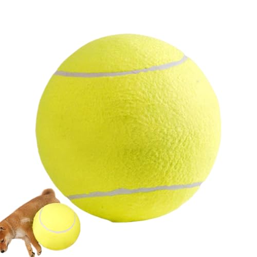 MLqkpwy Hunde-Kaubälle – Welpen-Kau-Tennisball – interaktiver Übergroßer Haustierbedarf, Kauspielzeug für kleine, mittelgroße und große Haustiere MLqkpwy Hunde-Kaubälle – Welpen-Kau-Tennisball – interaktiver Übergroßer Haustierbedarf, Kauspielzeug für kleine, mittelgroße und große Haustiere von MLqkpwy