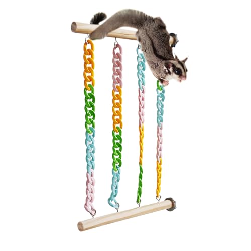 MLqkpwy Sugar Glider Käfig Zubehör | Haustier Spielplatz Pole - Kaufest Kleintier Käfig Klettern Spielzeug für Langeweile Linderung MLqkpwy Sugar Glider Käfig Zubehör | Haustier Spielplatz Pole - Kaufest Kleintier Käfig Klettern Spielzeug für Langeweile Linderung von MLqkpwy