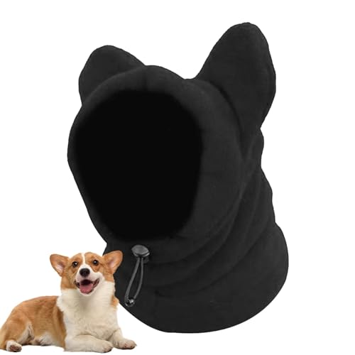 MLqkpwy Winterhut für Hunde, Mütze für Hunde, warme Mütze mit Kapuze aus Fleece | waschbarer Kapuzenpulli mit Ohren, Halswärmer für Winter bei kaltem Wetter MLqkpwy Winterhut für Hunde, Mütze für Hunde, warme Mütze mit Kapuze aus Fleece | waschbarer Kapuzenpulli mit Ohren, Halswärmer für Winter bei kaltem Wetter von MLqkpwy