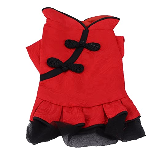 Haustier Chinesischer Stil Baumwolle Qipao Kostüm für Hunde Katzen Frühling Sommer (S) von MMABEUTF