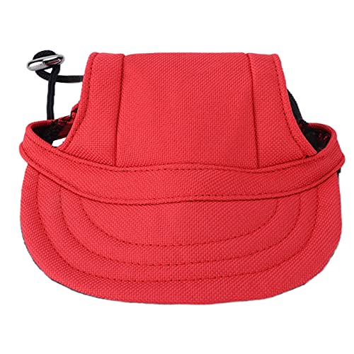 Hunde-Baseball mütze Sonnenschutz Bequeme Haustier-Sport mütze verstellbar mit Ohr löchern Sommer Outdoor-Aktivitäten Hunde hüte (S) von MMABEUTF
