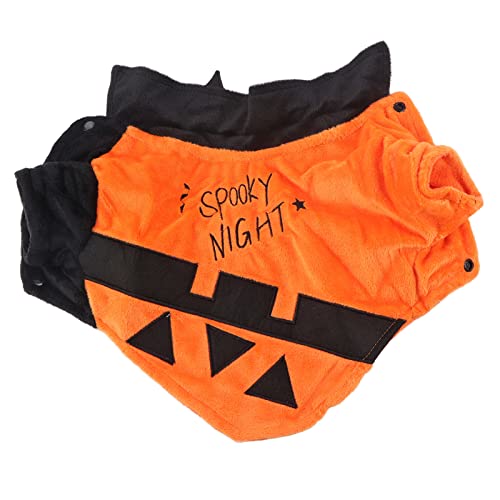 Polyester Haustier Kostüm Hundeberattungsmaschine Waschbares Fledermausmuster Halloween Partys (S) von MMABEUTF