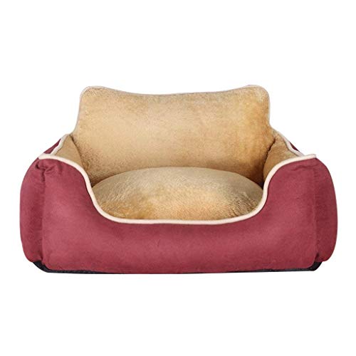 MMAWN Pet Products Beheiztes Haustierbett Deluxe Hundebett (Rot) (Mehrere Größen) (Size : 55 * 50 * 20cm) von MMAWN